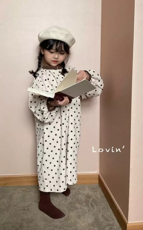 Lovin - Korean Children Fashion - #magicofchildhood - Dot One-piece - 7