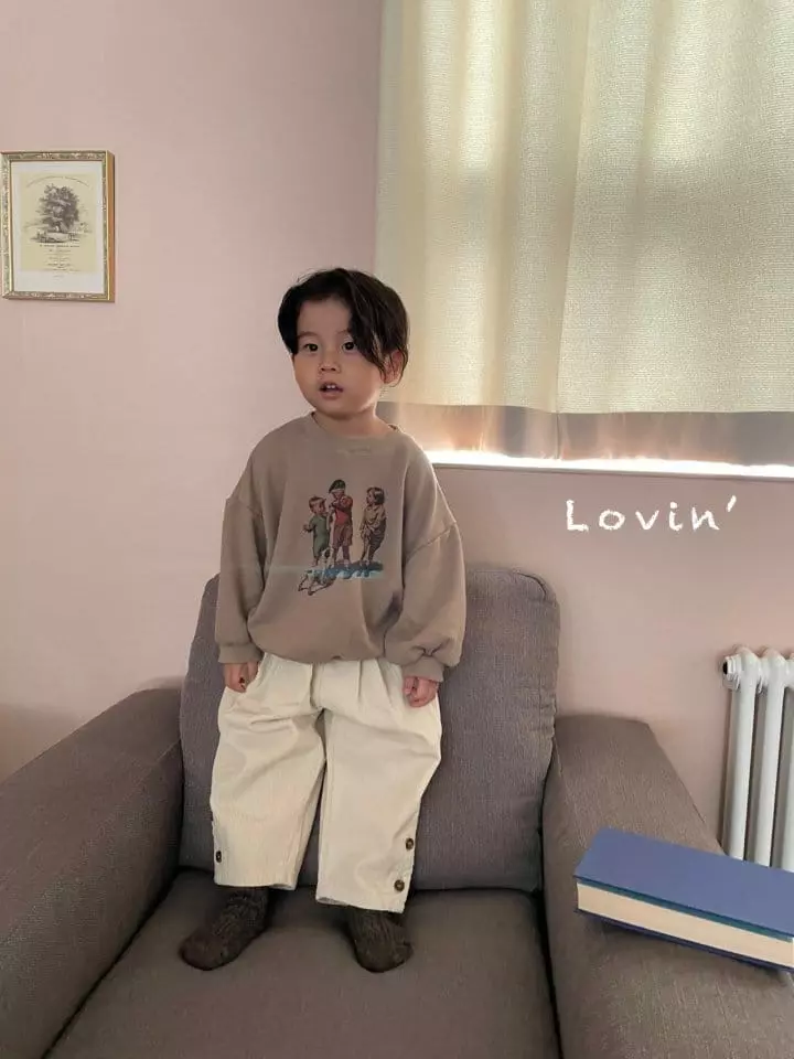Lovin - Korean Children Fashion - #minifashionista - 3 People Sweatshirt - 11