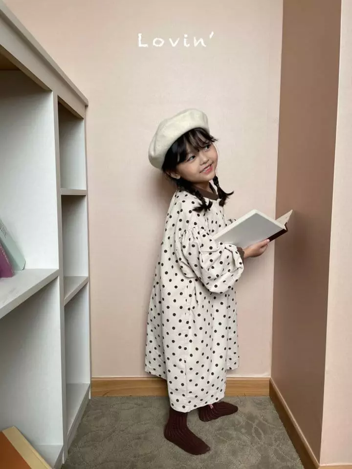 Lovin - Korean Children Fashion - #minifashionista - Dot One-piece - 8
