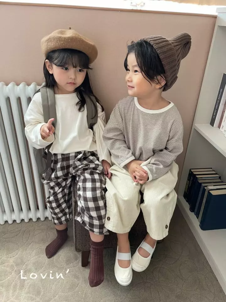 Lovin - Korean Children Fashion - #minifashionista - Small Stripes Tee - 5