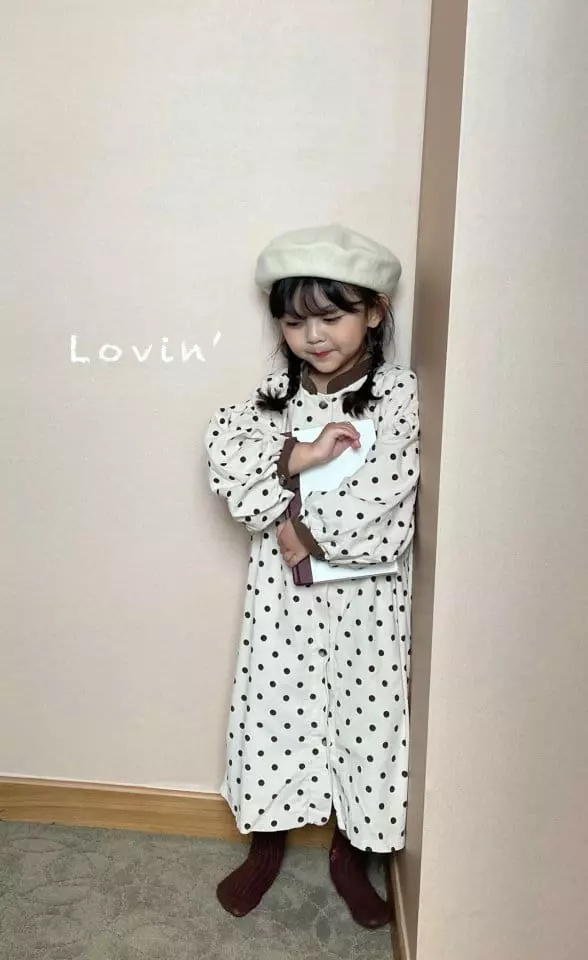 Lovin - Korean Children Fashion - #prettylittlegirls - Dot One-piece - 9