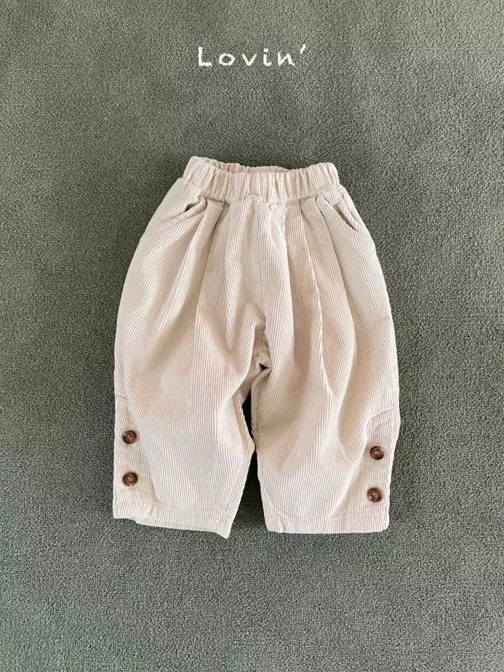 Lovin - Korean Children Fashion - #stylishchildhood - Button Pants