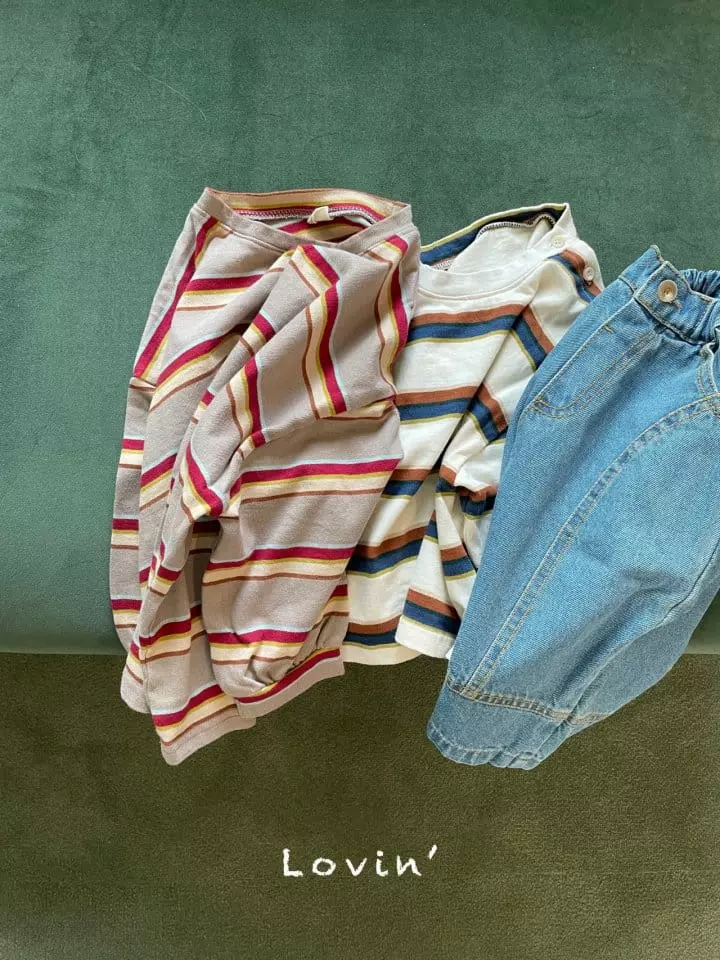 Lovin - Korean Children Fashion - #todddlerfashion - Multi Tee - 3