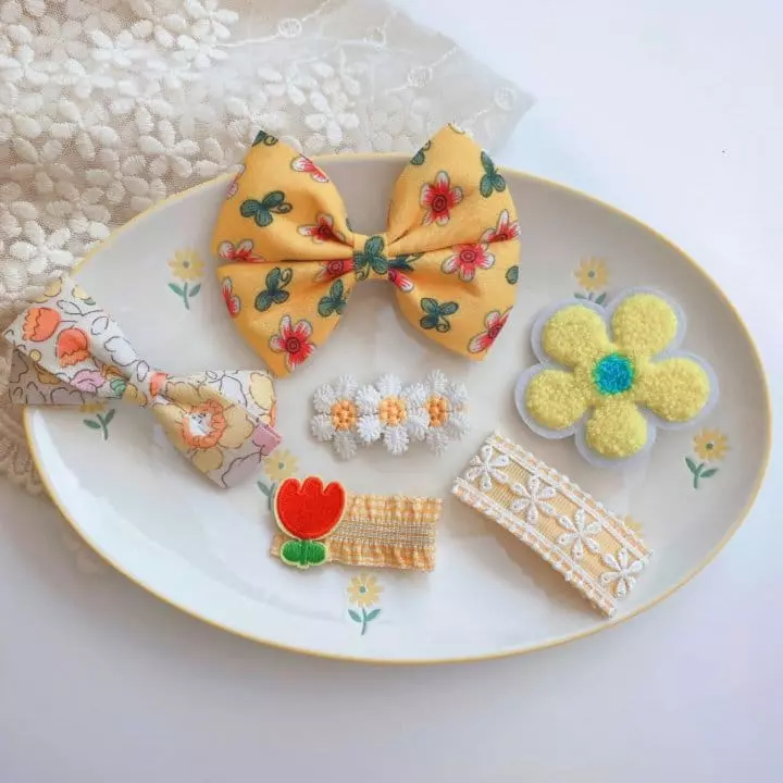 Mins - Korean Children Fashion - #littlefashionista - Amelia Hairpin Set - 3