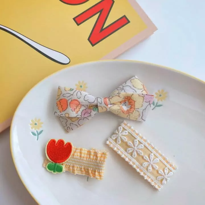 Mins - Korean Children Fashion - #minifashionista - Amelia Hairpin Set - 5