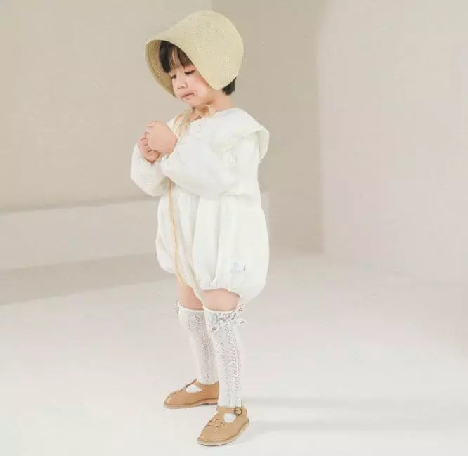 Miso - Korean Baby Fashion - #babywear - Flower Ribbon Knee Socks - 3