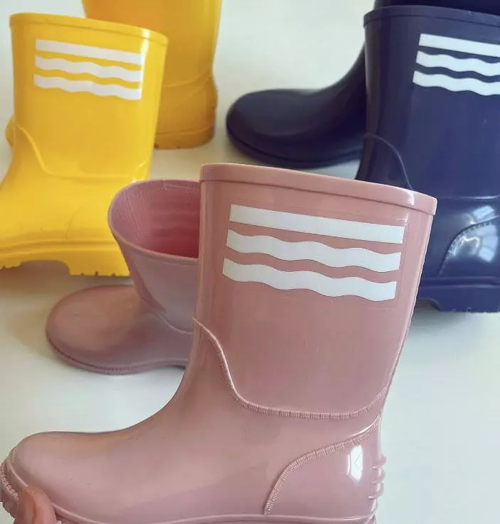 Miso - Korean Children Fashion - #designkidswear - Peach Rainboots - 12
