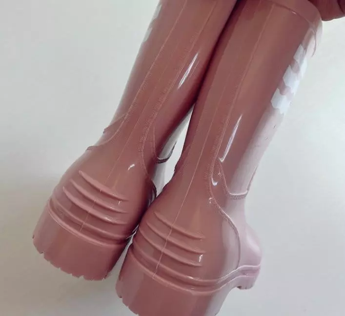 Miso - Korean Children Fashion - #kidzfashiontrend - Peach Rainboots
