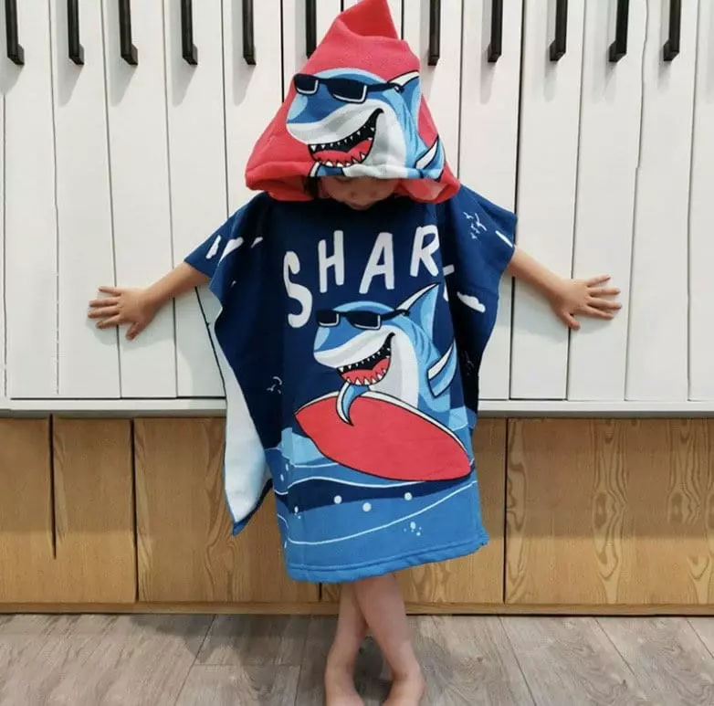 Miso - Korean Children Fashion - #minifashionista - Beach Towel Cape - 3