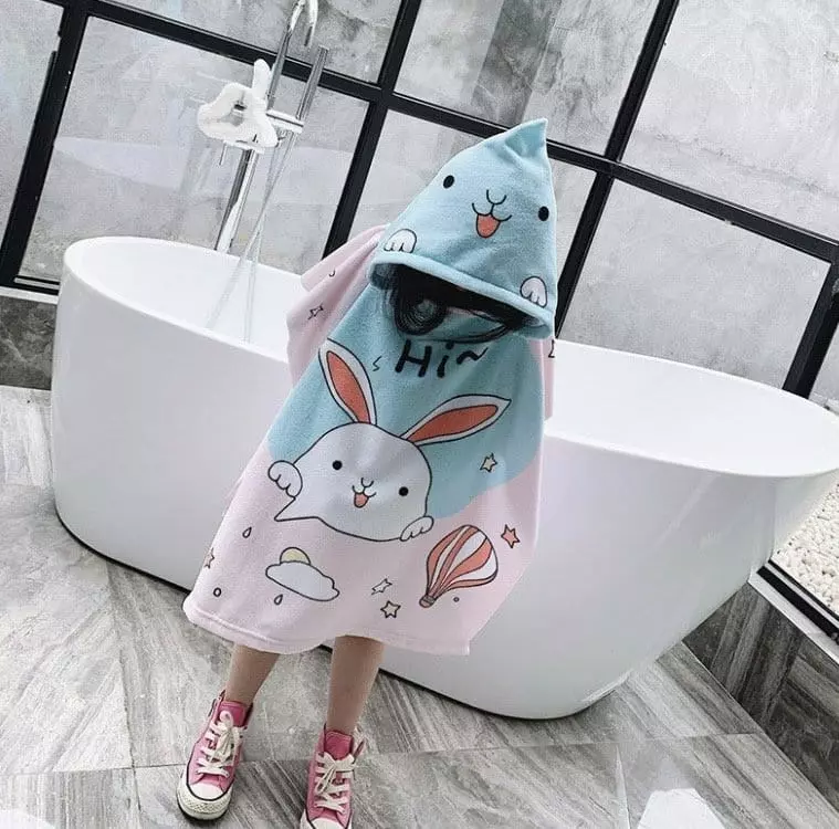 Miso - Korean Children Fashion - #minifashionista - Beach Towel Cape - 4