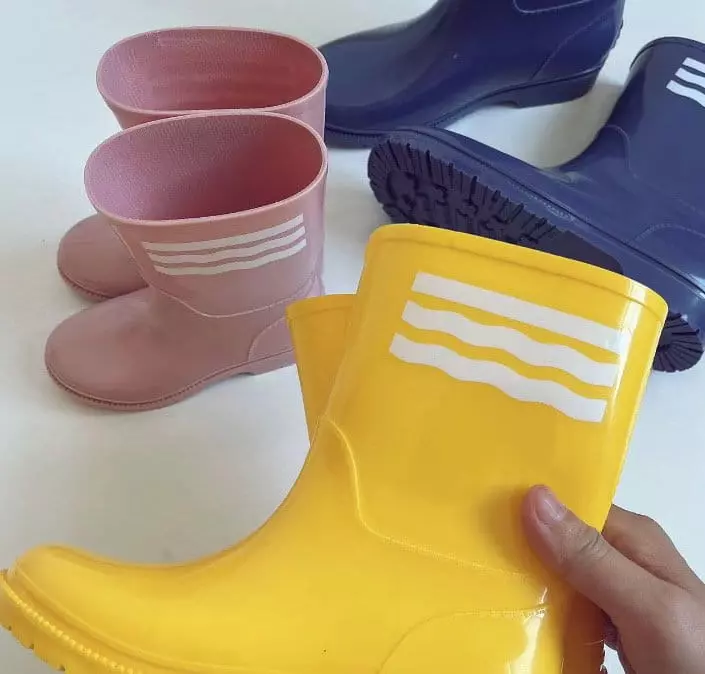 Miso - Korean Children Fashion - #toddlerclothing - Peach Rainboots - 8