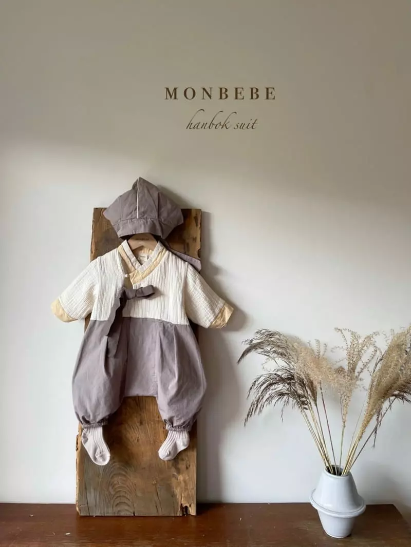 Monbebe - Korean Baby Fashion - #babyoninstagram - Hanbok Bodysuit Boy  - 3