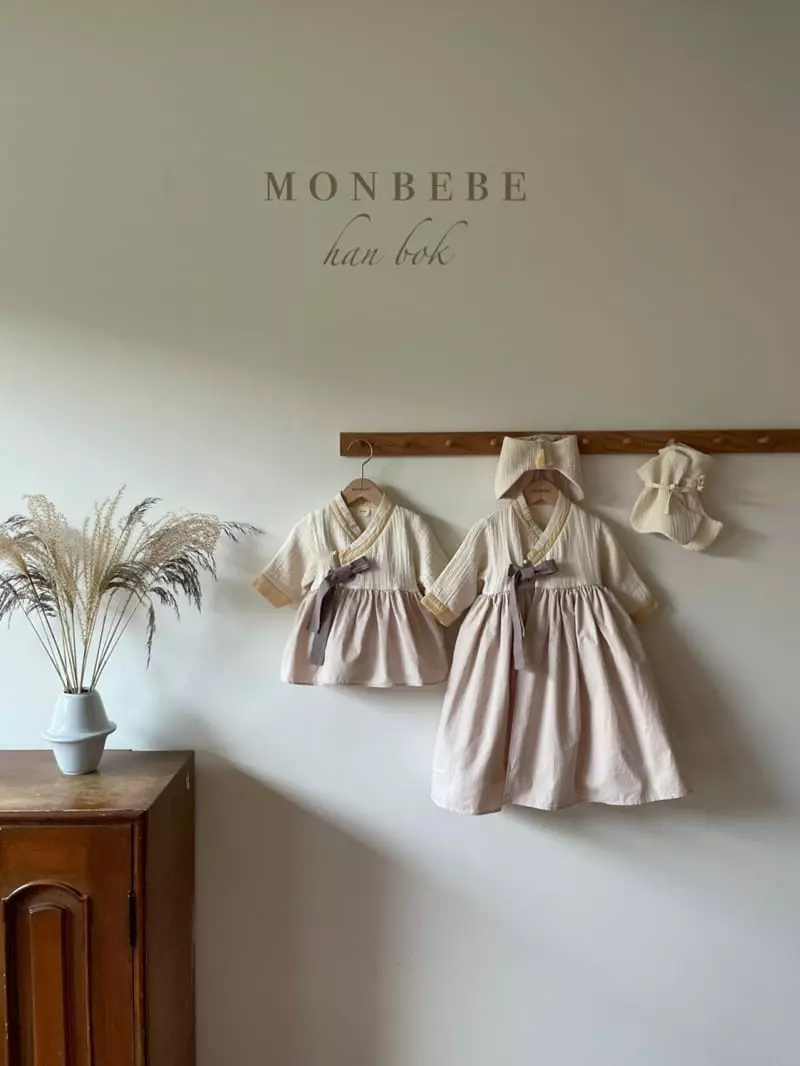 Monbebe - Korean Baby Fashion - #babyoutfit - Hanbok Bodysuit Girl - 5