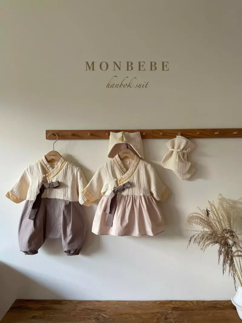 Monbebe - Korean Baby Fashion - #onlinebabyboutique - Hanbok Bodysuit Boy  - 8