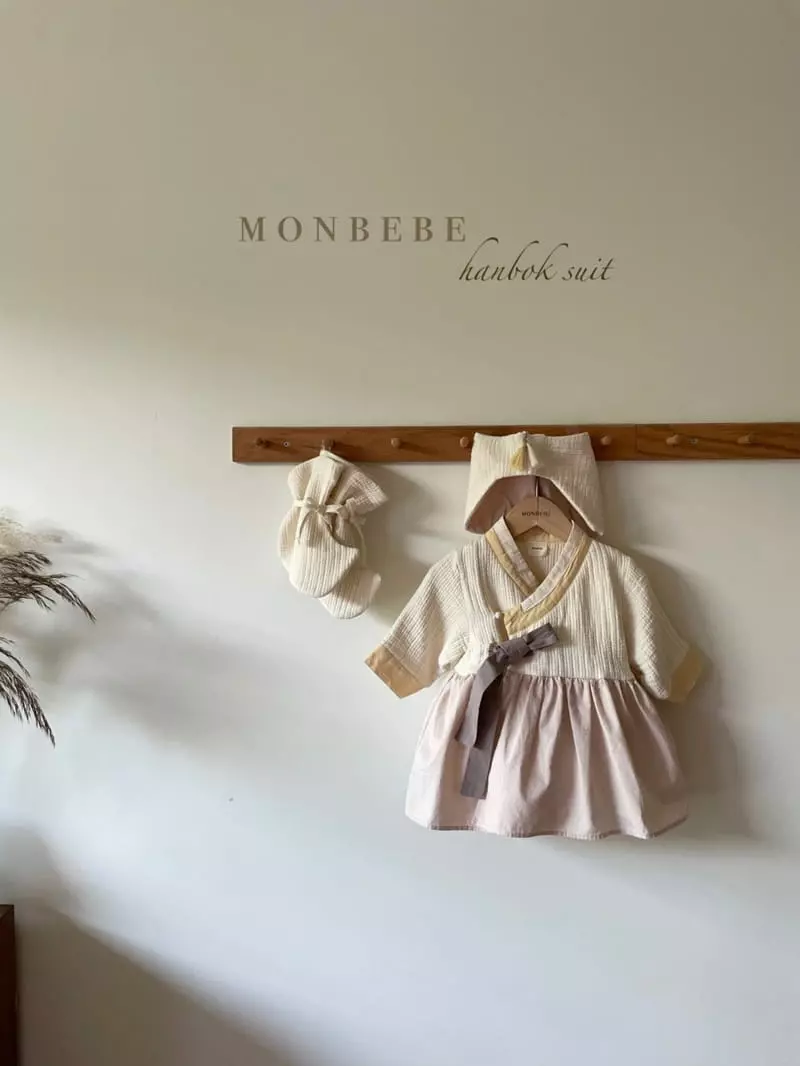 Monbebe - Korean Baby Fashion - #onlinebabyboutique - Hanbok Bodysuit Girl - 7
