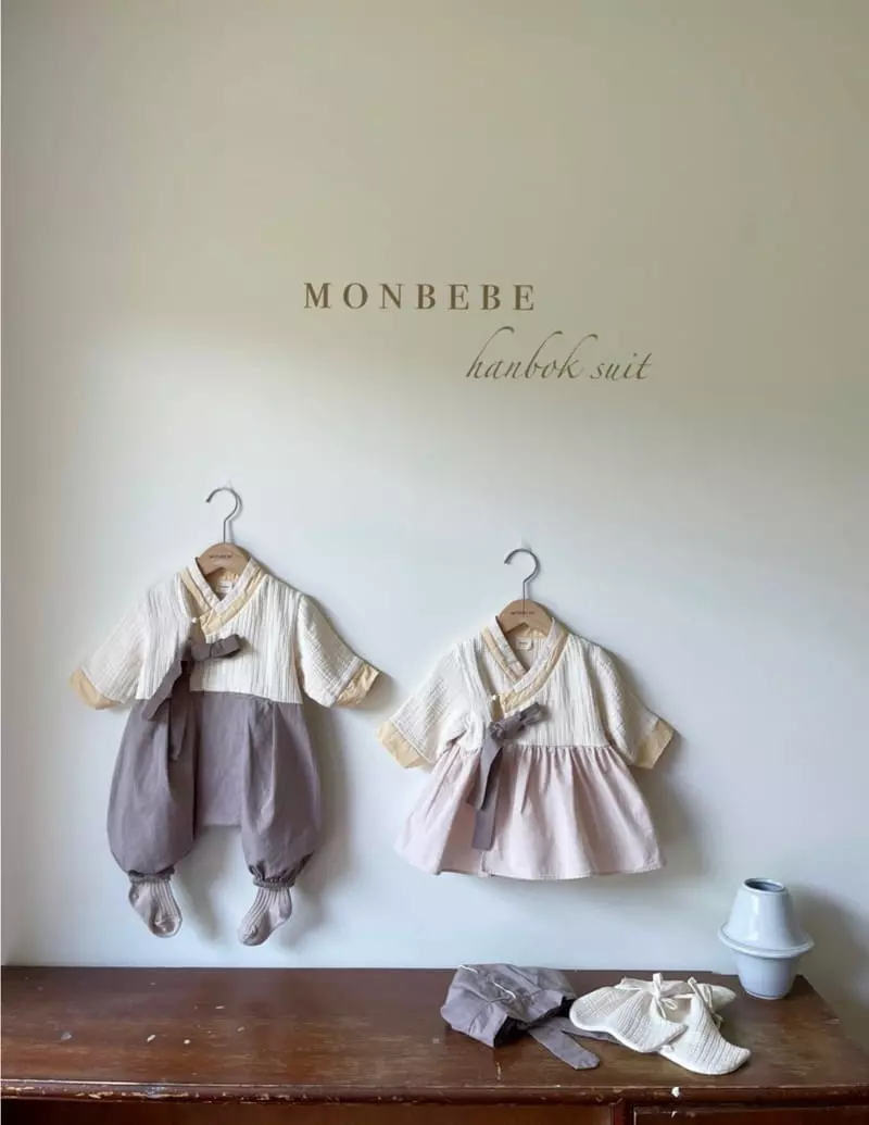 Monbebe - Korean Baby Fashion - #onlinebabyshop - Hanbok Bodysuit Girl - 8