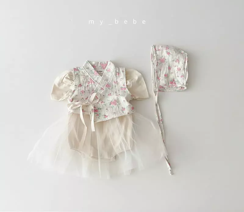 My Bebe - Korean Baby Fashion - #babyboutiqueclothing - Flower Bebe Hanbok