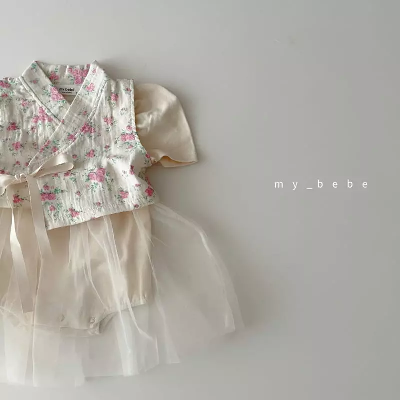 My Bebe - Korean Baby Fashion - #babyfashion - Flower Bebe Hanbok - 3