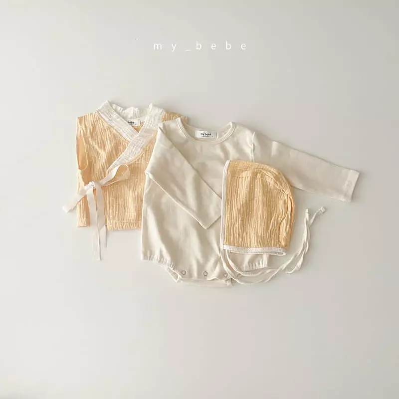 My Bebe - Korean Baby Fashion - #babygirlfashion - Bebe Dot Hanbok - 3