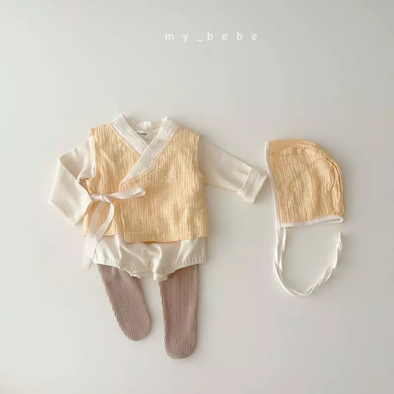 My Bebe - Korean Baby Fashion - #babyoninstagram - Bebe Dot Hanbok - 5