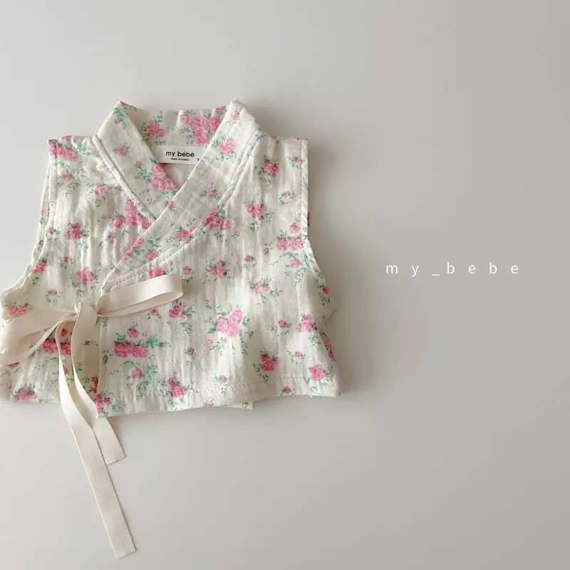 My Bebe - Korean Baby Fashion - #babyootd - Flower Bebe Hanbok - 8
