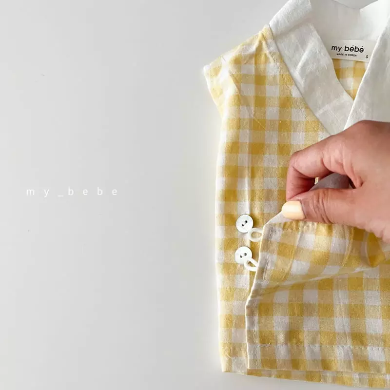 My Bebe - Korean Baby Fashion - #babyootd - Check Bebe Hanbok - 7