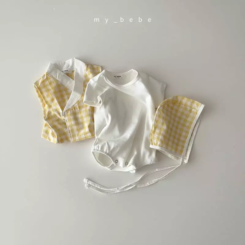My Bebe - Korean Baby Fashion - #babywear - Check Bebe Hanbok - 10