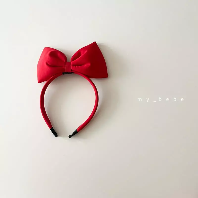 My Bebe - Korean Children Fashion - #kidzfashiontrend - Red Hairband - 4