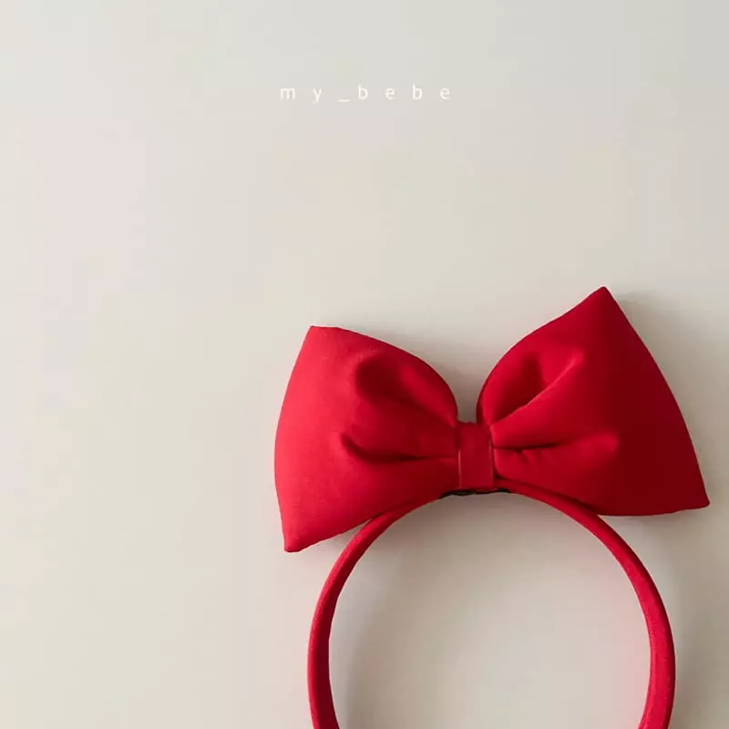 My Bebe - Korean Children Fashion - #kidzfashiontrend - Red Hairband - 3