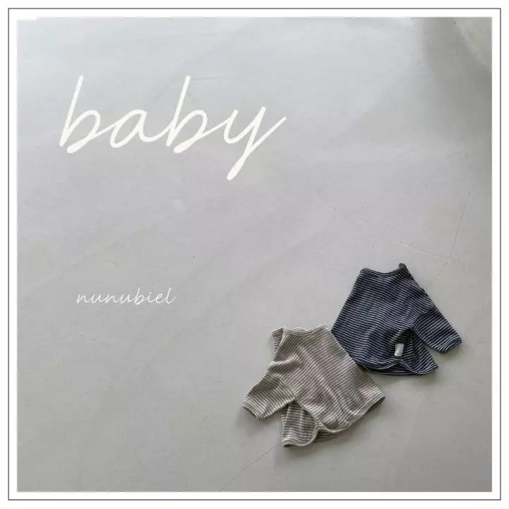 Nunubiel - Korean Baby Fashion - #babyboutique - Bebe Easy Stripes Tee