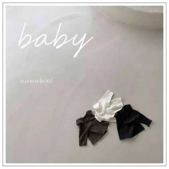Nunubiel - Korean Baby Fashion - #babyboutiqueclothing - Bebe Herb Frill Tee