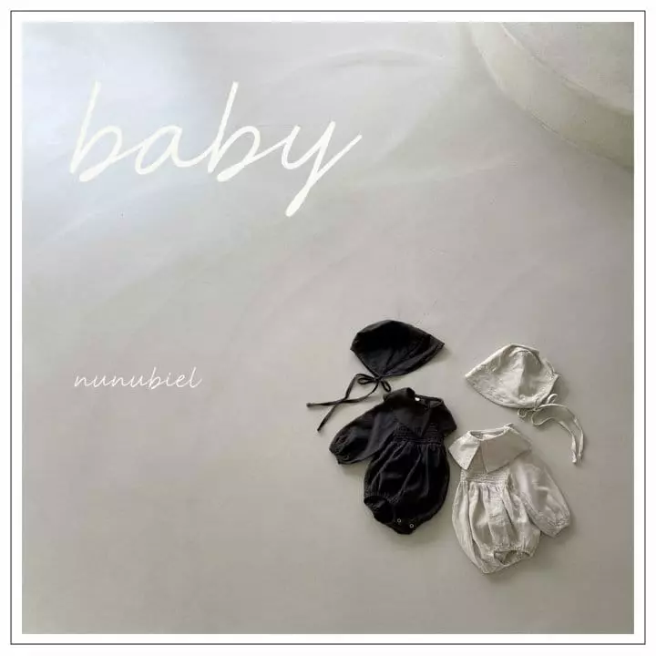 Nunubiel - Korean Baby Fashion - #babyfever - Atelier Bodysuit with Bonnet