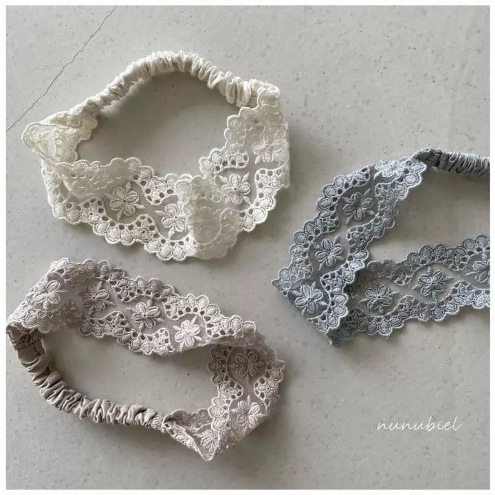 Nunubiel - Korean Baby Fashion - #babyoutfit - Lace Hairband - 3