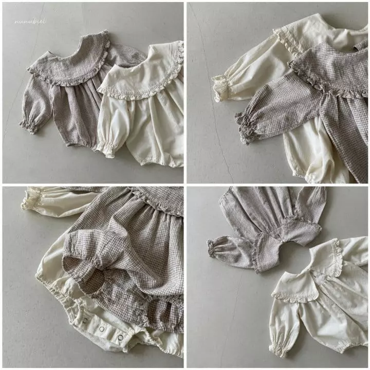 Nunubiel - Korean Baby Fashion - #onlinebabyshop - Esther Bodysuit - 2