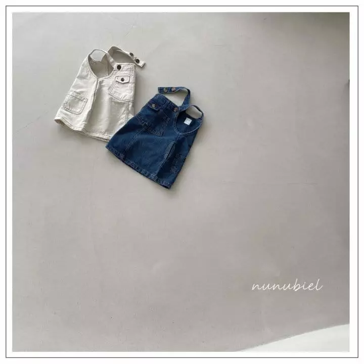Nunubiel - Korean Children Fashion - #designkidswear - Denim Dungarees One-piece