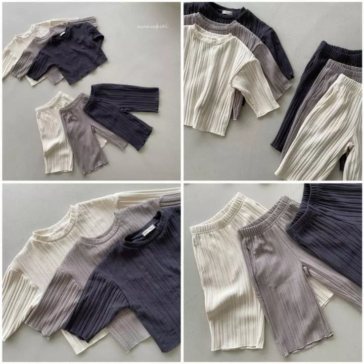 Nunubiel - Korean Children Fashion - #designkidswear - Accordion Top Bottom Set - 2