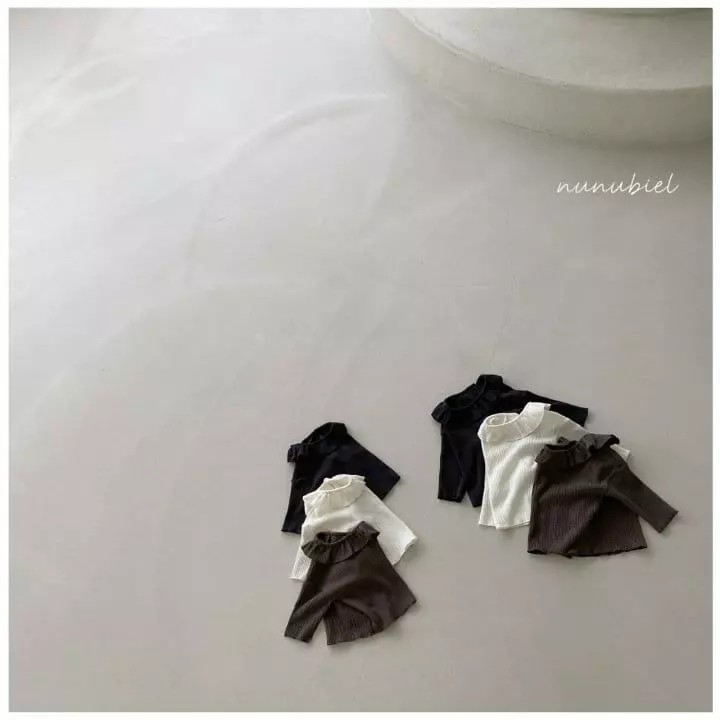 Nunubiel - Korean Children Fashion - #discoveringself - Herb Frill Tee - 3