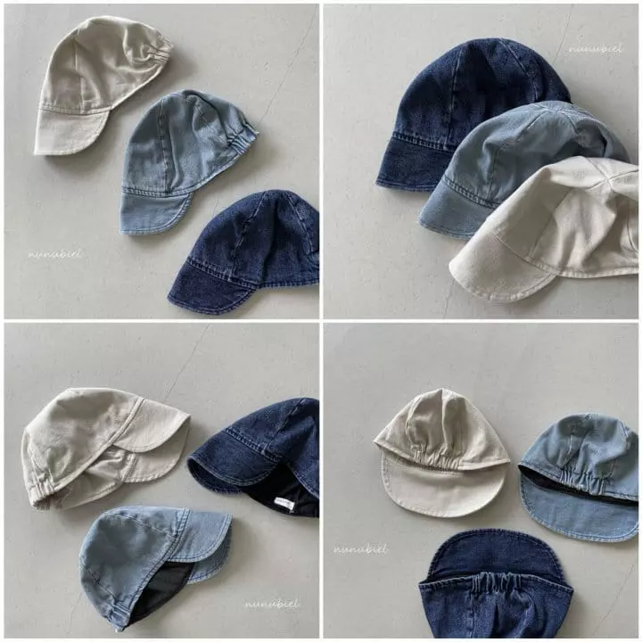 Nunubiel - Korean Children Fashion - #kidsshorts - Denim Cap - 2