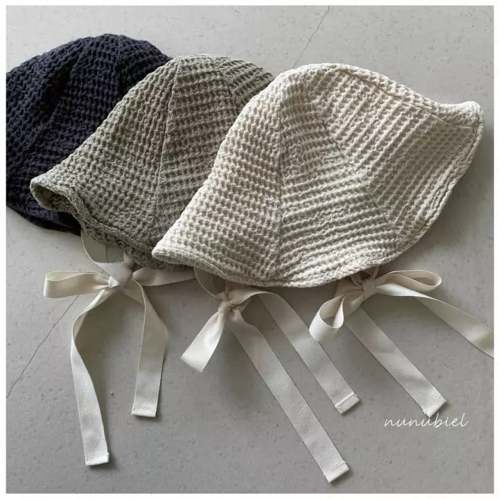 Nunubiel - Korean Children Fashion - #magicofchildhood - Big Waffle Hat - 2