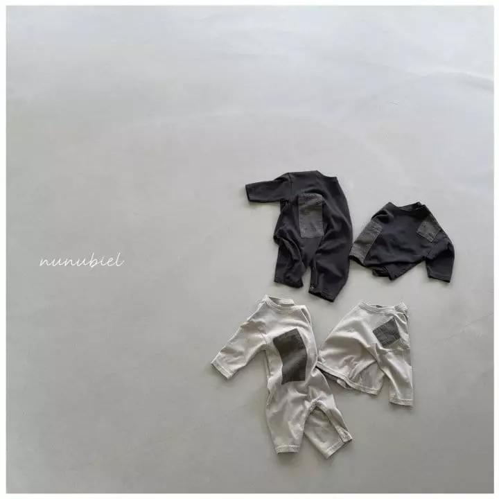 Nunubiel - Korean Children Fashion - #todddlerfashion - Check Patch Tee - 3
