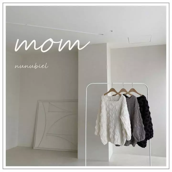 Nunubiel - Korean Women Fashion - #romanticstyle - Mom Wave Blouse
