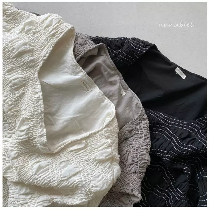 Nunubiel - Korean Women Fashion - #thatsdarling - Mom Wave Blouse - 3