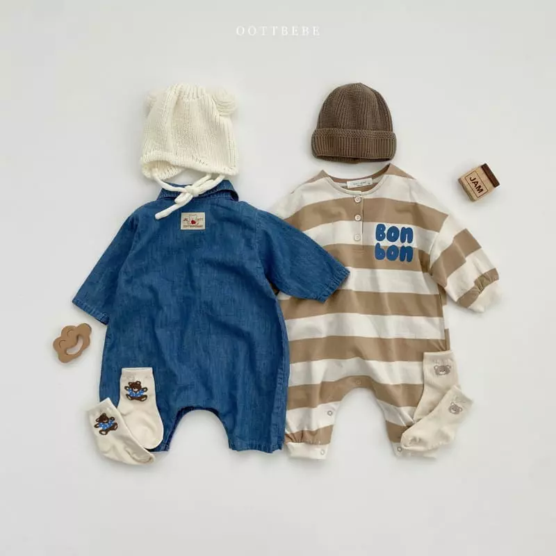 Oott Bebe - Korean Baby Fashion - #babyboutique - Unique Airplane Bodysuit - 9