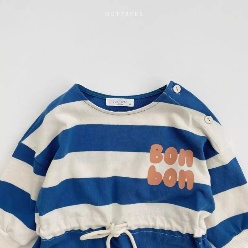Oott Bebe - Korean Baby Fashion - #babyboutique - Bonbon Slit One-piece - 10