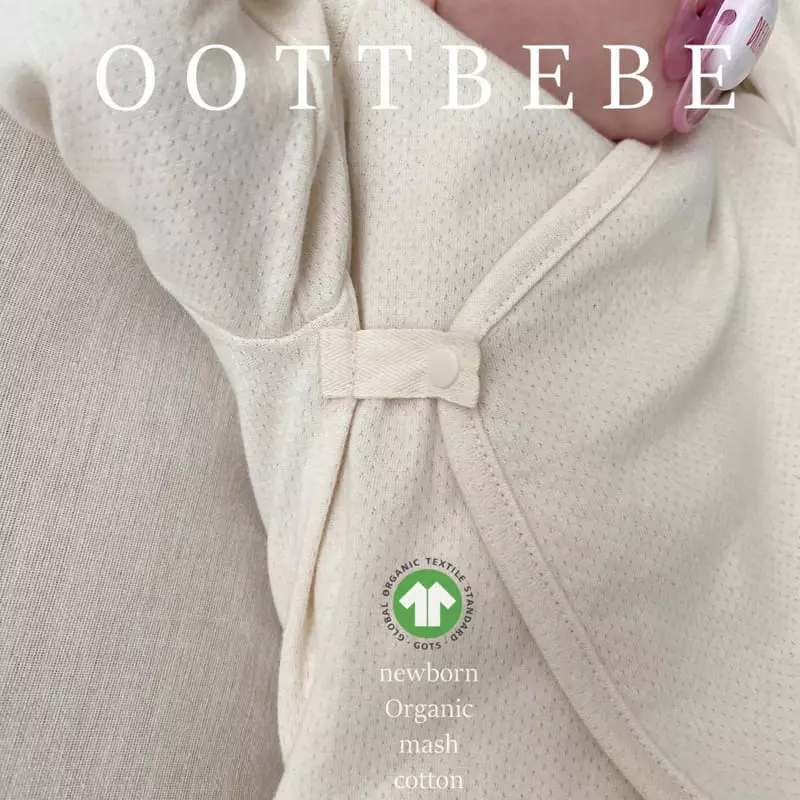 Oott Bebe - Korean Baby Fashion - #babyboutique - Organic Benet Babywear Easywear with Bonnet Cotton - 6