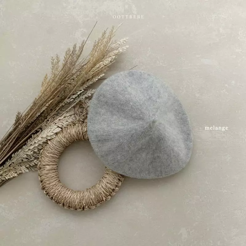 Oott Bebe - Korean Baby Fashion - #babyboutiqueclothing - Warm Beret Hat Natural - 3