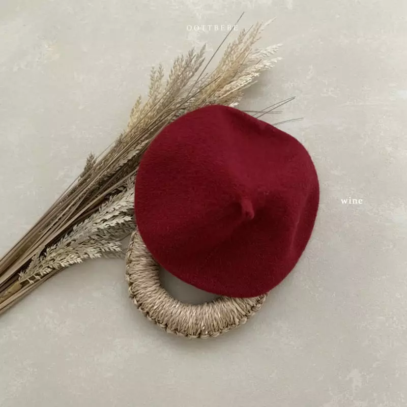 Oott Bebe - Korean Baby Fashion - #babyboutiqueclothing - Warm Beret Hat Color - 2