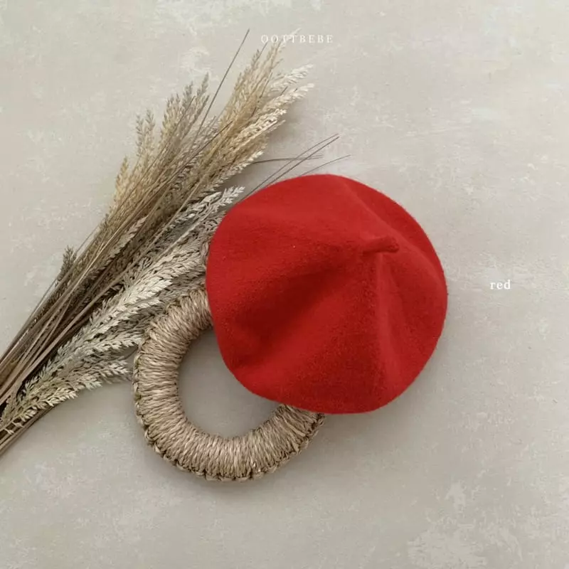 Oott Bebe - Korean Baby Fashion - #babyclothing - Warm Beret Hat Color - 4