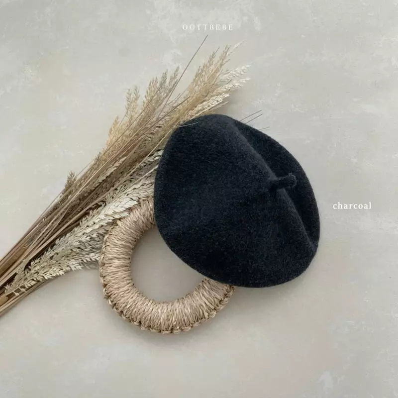 Oott Bebe - Korean Baby Fashion - #babyfever - Warm Beret Hat Natural - 6