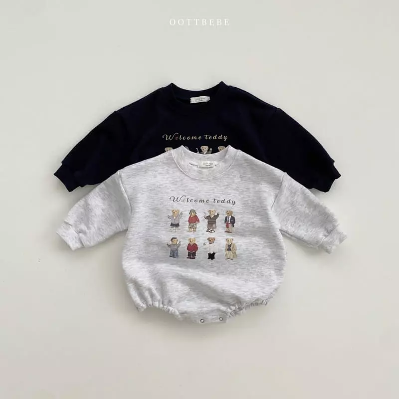 Oott Bebe - Korean Baby Fashion - #babyfever - Dandy Bear Bodysuit - 7